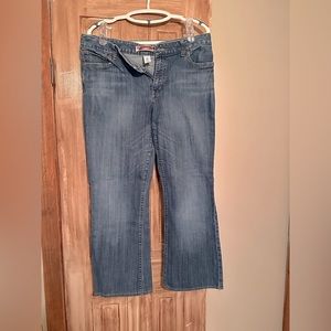 Size 14 Gap Curvy Flare jeans.